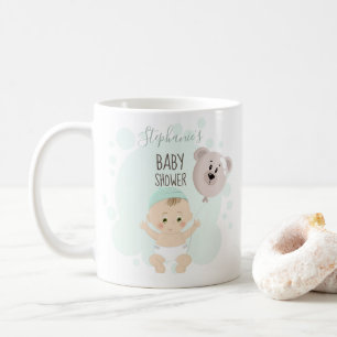 Sweet Baby and Bear Balloon Coffee Mug