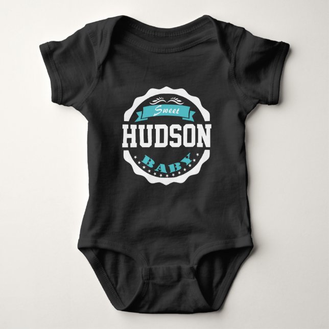 Sweet Baby and Your Baby's Name Custom Baby Bodysuit (Front)