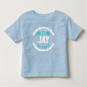 Sweet Baby and Your Baby's Name Custom Toddler T-Shirt