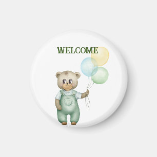 sweet baby bear magnet