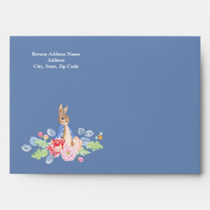 Sweet Baby Bunny Rabbit Baby Shower Envelope