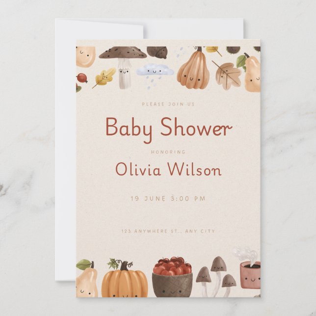 Sweet Baby Celebration Invitation (Front)
