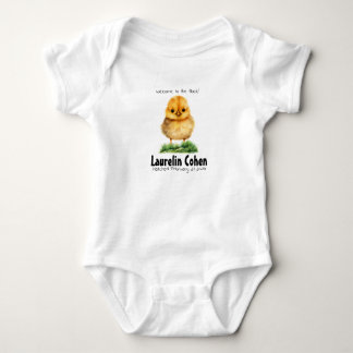 Sweet Baby Chicken Chick Themed Bodysuit