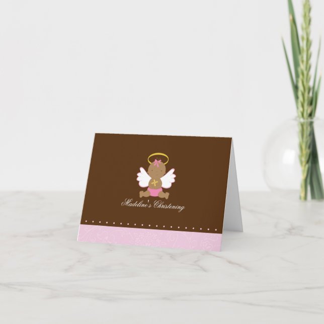Sweet Baby Christening Card (Front)