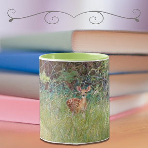 Sweet Baby Deer Fawn Art Mug Cup