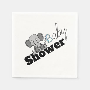 Sweet Baby Elephant, Baby Shower Napkin