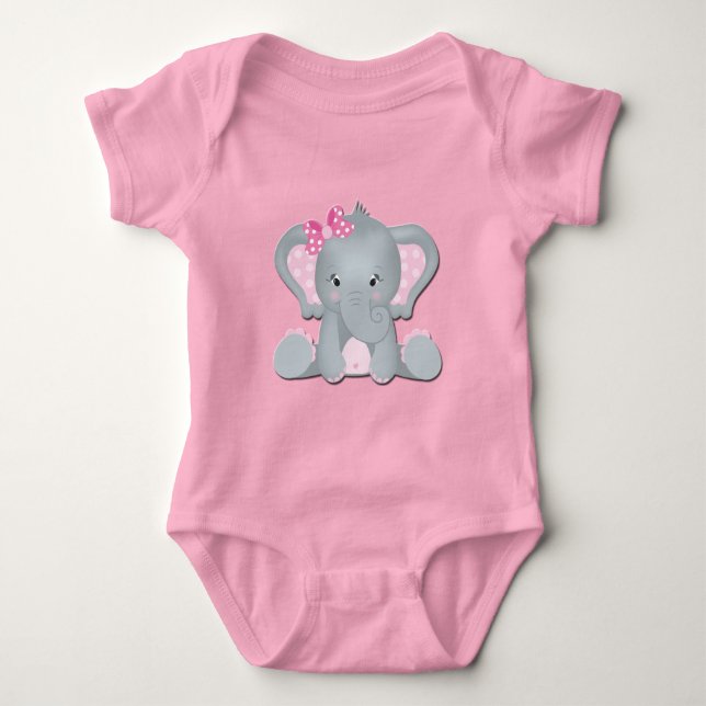 Sweet Baby Elephant Bodysuit (Front)