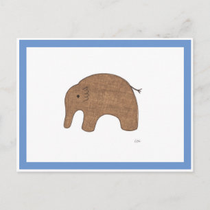 Sweet Baby Elephant Postcard