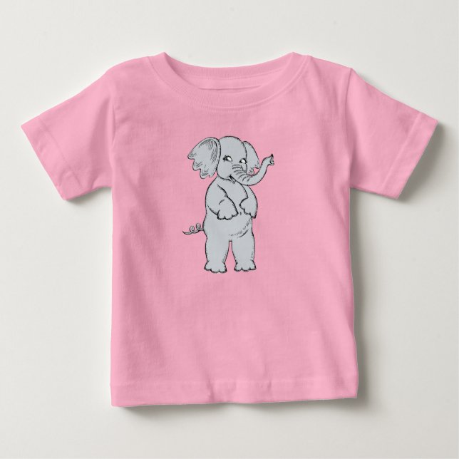 Sweet Baby Elephant T-Shirt (Front)