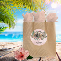 Sweet Baby Girl Animals Tropical Safari Shower