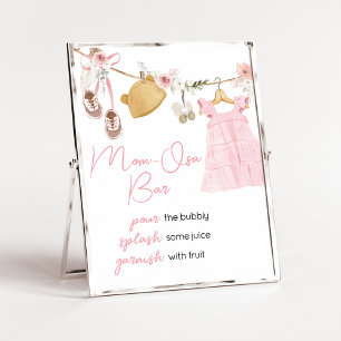 Sweet Baby Girl Boho Clothes Mum-Osa Bar Poster