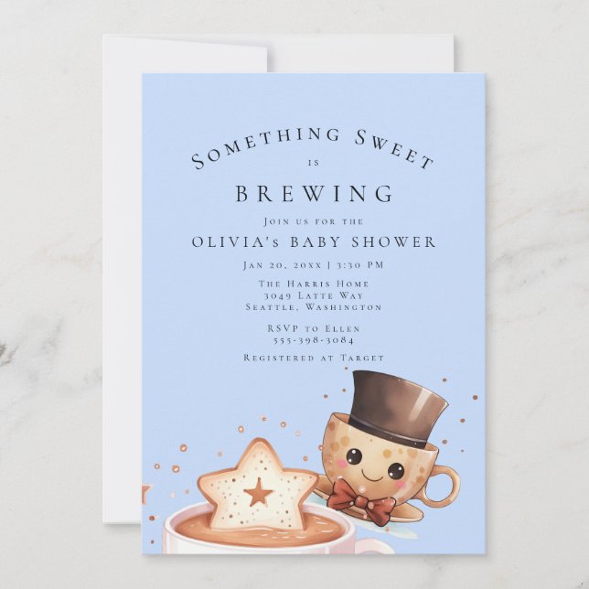 Sweet Baby is a Brewing Invitation (Front)