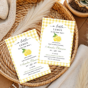 Sweet Baby Lemon Baby Shower Citrus Baby Shower Invitation