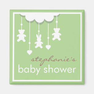 Sweet Baby Neutral Mobile Baby Shower Favour Magnet