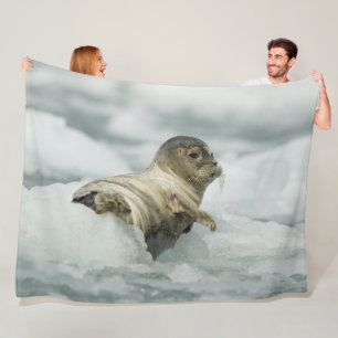 Sweet Baby Seal Fleece Blanket