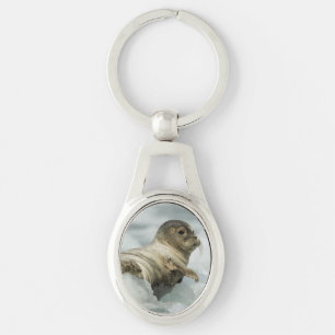 Sweet Baby Seal Key Ring