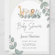 Sweet Baby Shower Invitation – Boy/Girl