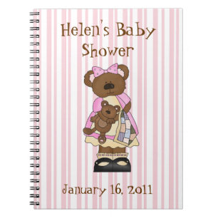 Sweet Baby Shower Notebook