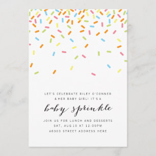 Sweet Baby Sprinkle Invite