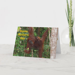Sweet Baby with Mother Happy Mother's Day Card
