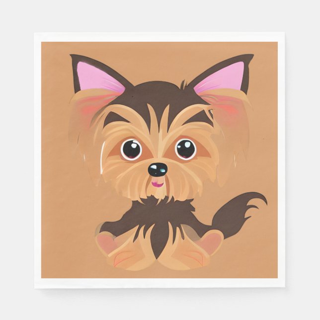 Sweet Baby Yorkie  Napkin (Front)