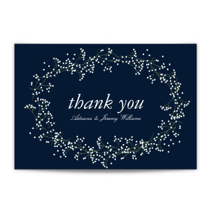 Sweet Baby's Breath Thank You Cards