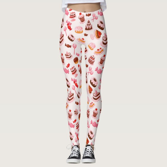 Sweet background leggings (Front)