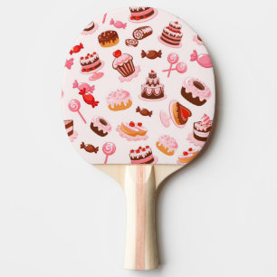 Sweet background ping pong paddle