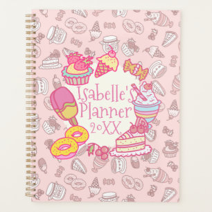 Sweet Bakery and Drinks Peach Planner