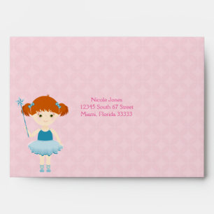 Sweet Ballerina Cupcake Celebration Envelopes