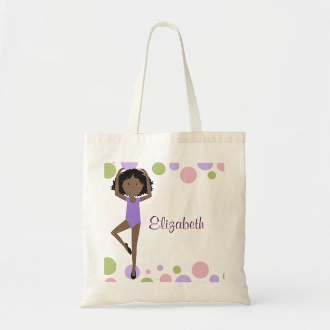 Sweet Ballerina Personalised Tote Bag (Front)