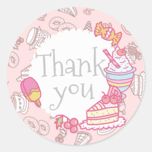 Sweet Barkery and Drinks Peach Sticker