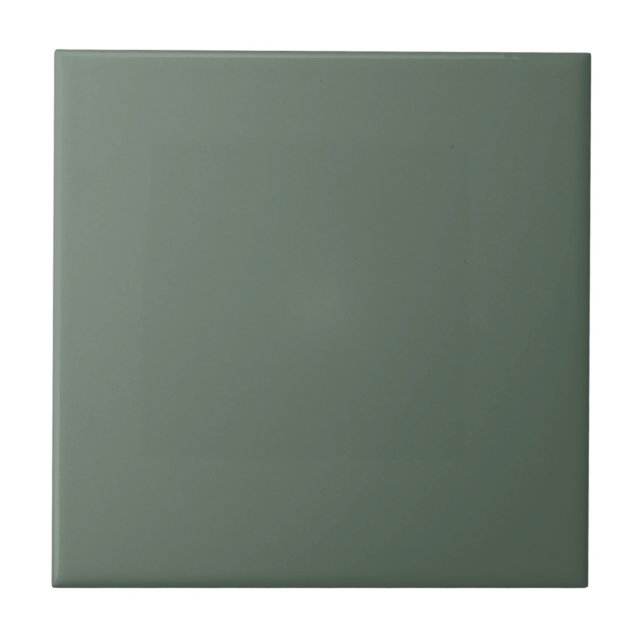 Sweet Basil Green Square Kitchen and Bathroom Tile (Front)