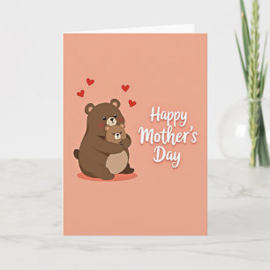 Sweet Bear Mother Love Card