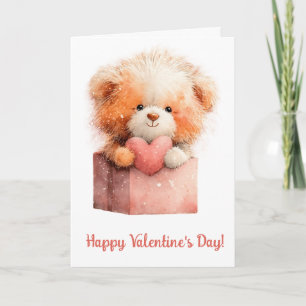 Sweet Bear Valentine Gift Art Card