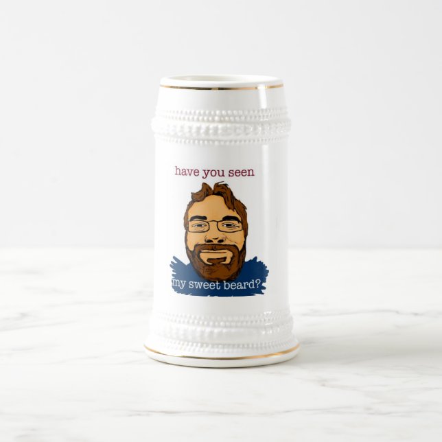 Sweet Beard` Beer Stein (Center)