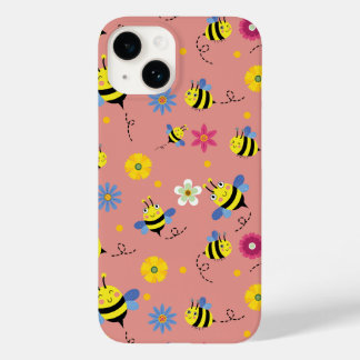 Sweet Bee Blossom Garden Case-Mate iPhone 14 Case