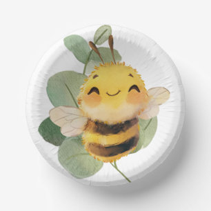 Sweet Bee Bowl Paper Plate
