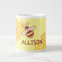 Sweet Bee Personalised Name Speciality Mug