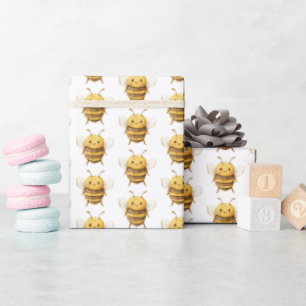 Sweet Bees Baby Shower Wrapping Paper