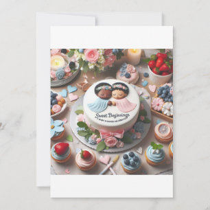 "Sweet Beginnings: A Baby Shower Celebration" Invitation