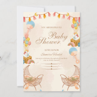 Sweet Beginnings Baby Shower Invitation