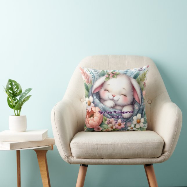 Sweet Beginnings Keepsake Personalized Pillow (Chair)