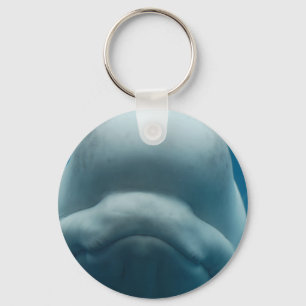 Sweet Beluga Whale  Keychain