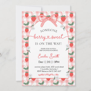 Sweet berry  Baby shower Party Invitation