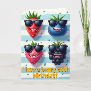 Sweet Berry Characters Card