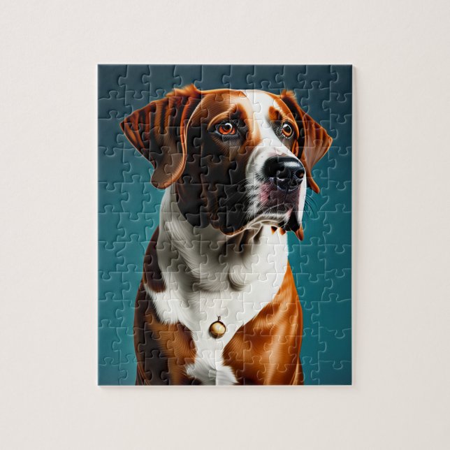 Sweet Big Dog Jigsaw Puzzle (Vertical)