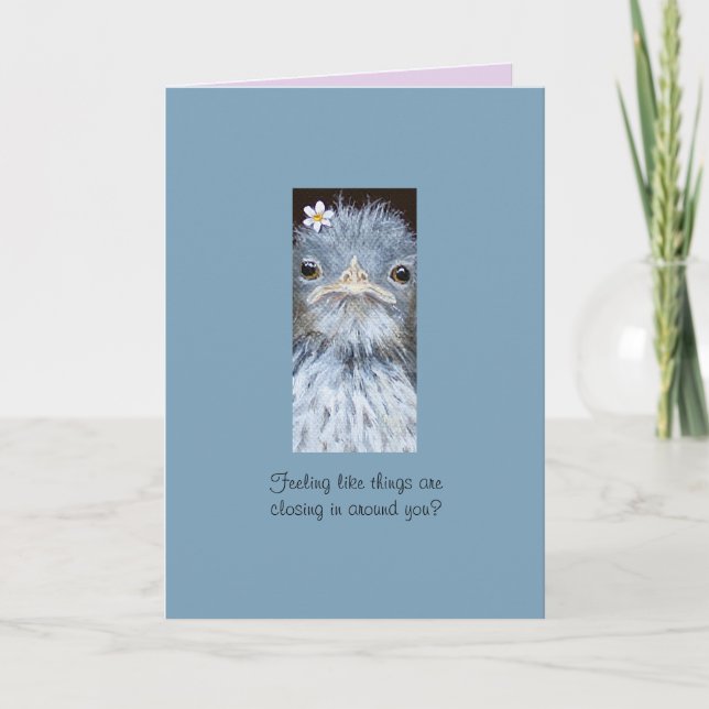 sweet bird encouragement card (Front)