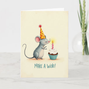 Sweet Birthday Animal Wish Card