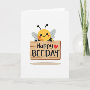 Sweet Birthday Bee Card